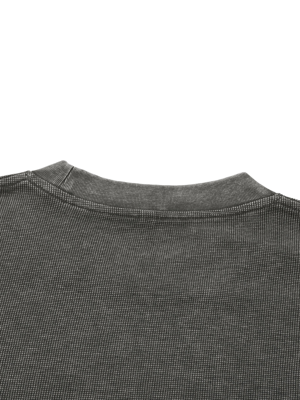 Mineral Wash Waffle Knit T-Shirt