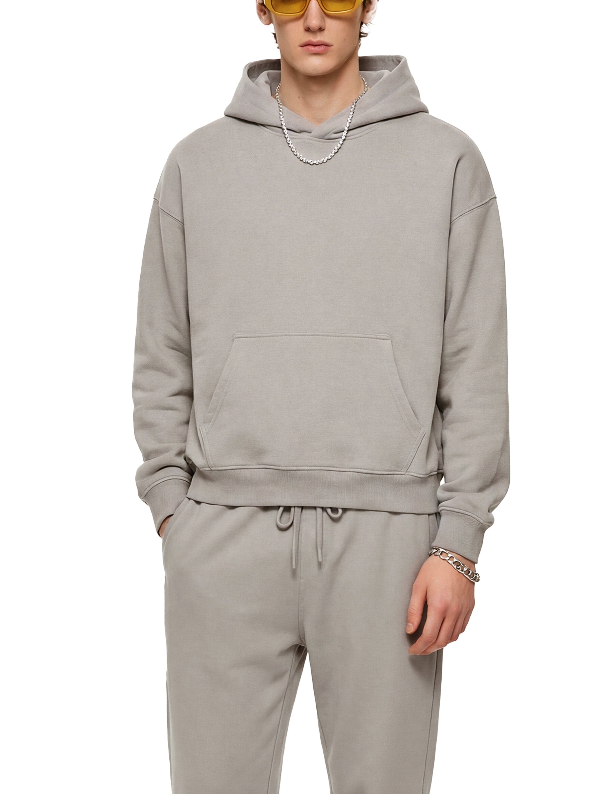 Essential Boxy Heavyweight Drop-Shoulder Hoodie
