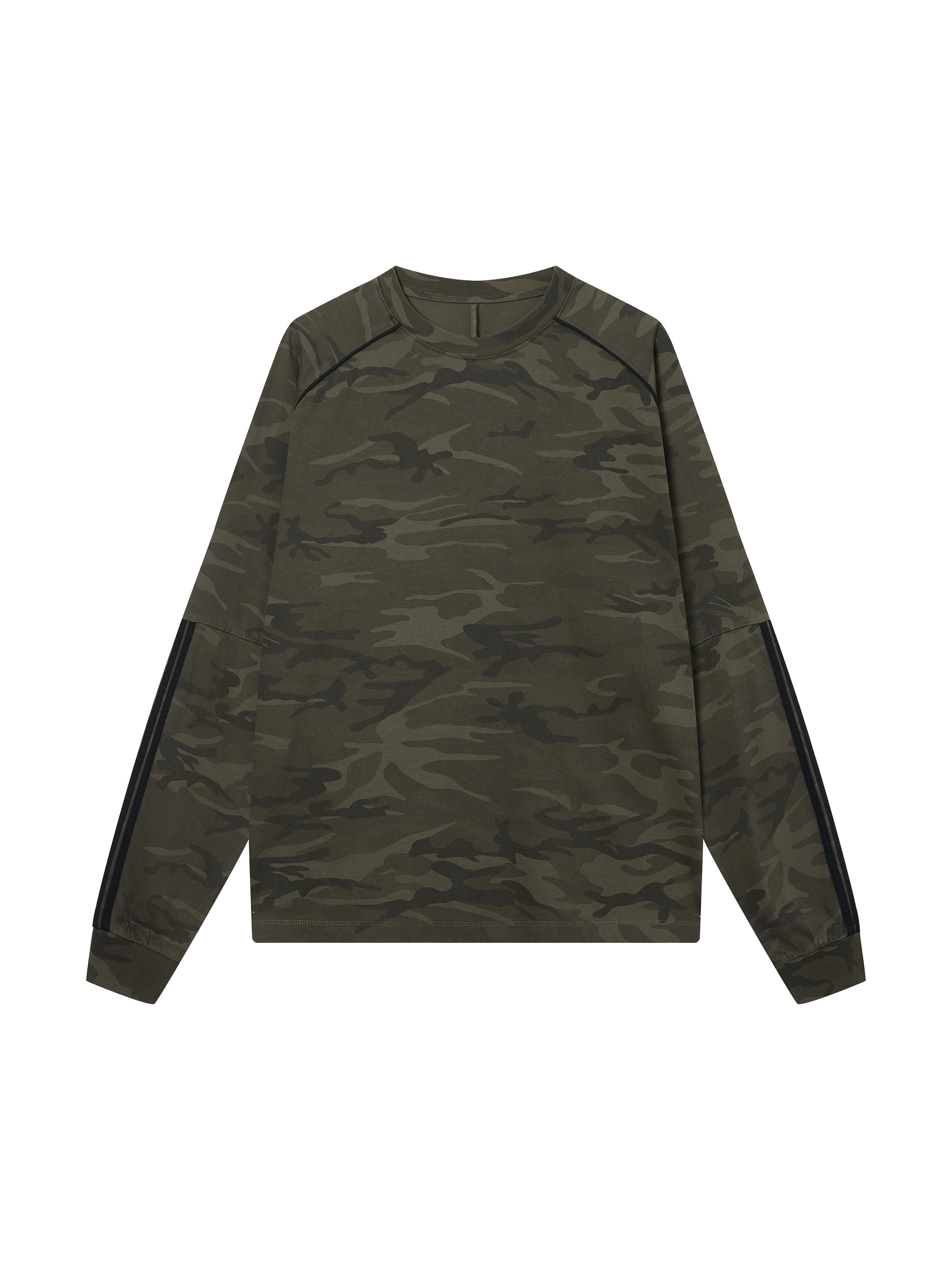 Unisex Camo Loose Long Sleeve T-Shirt