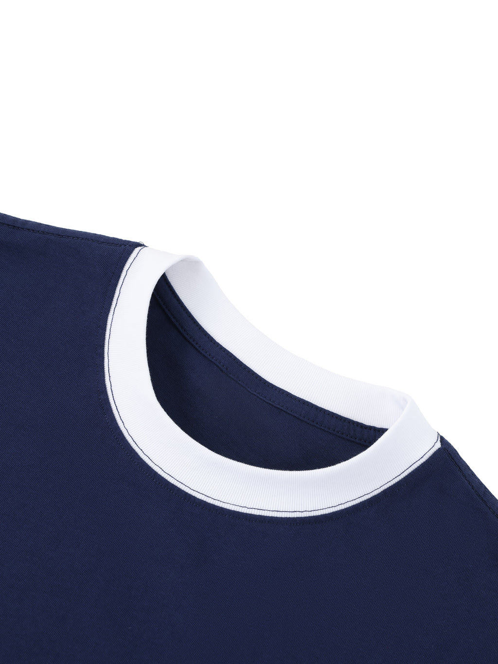 Unisex Boxy Color Block T-Shirt