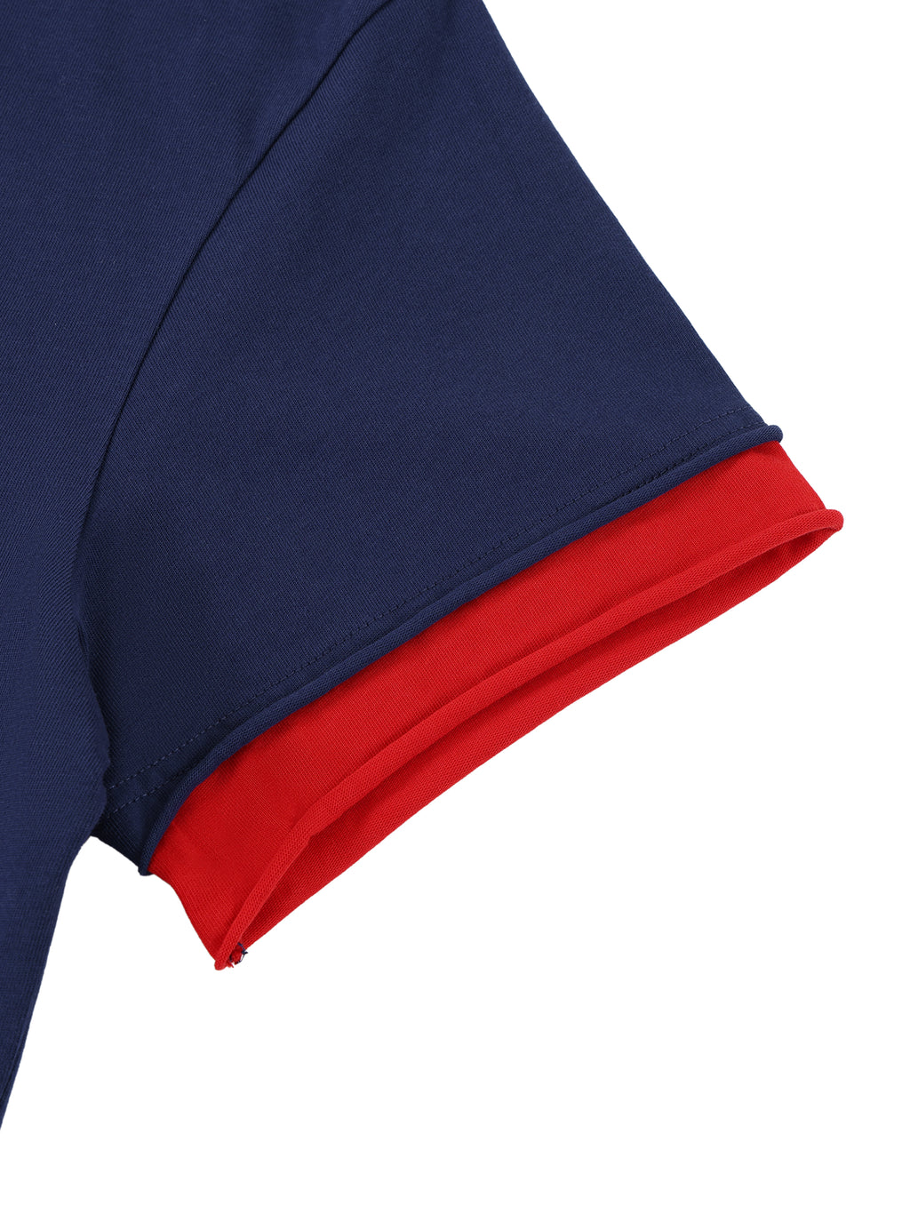 Unisex Boxy Color Block T-Shirt