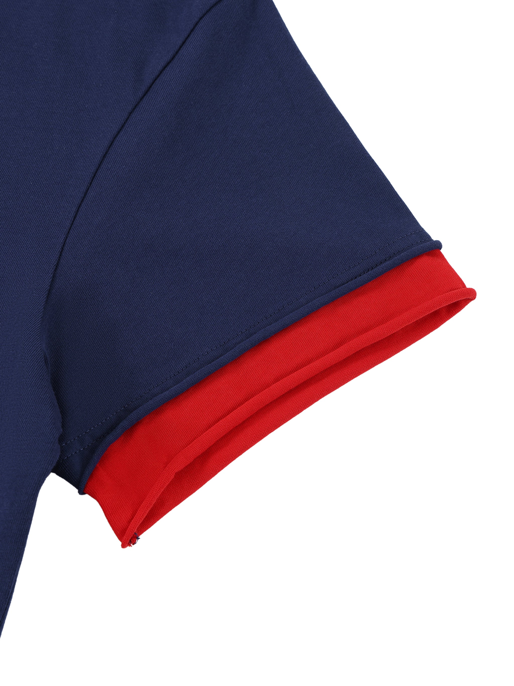Unisex Boxy Color Block T-Shirt