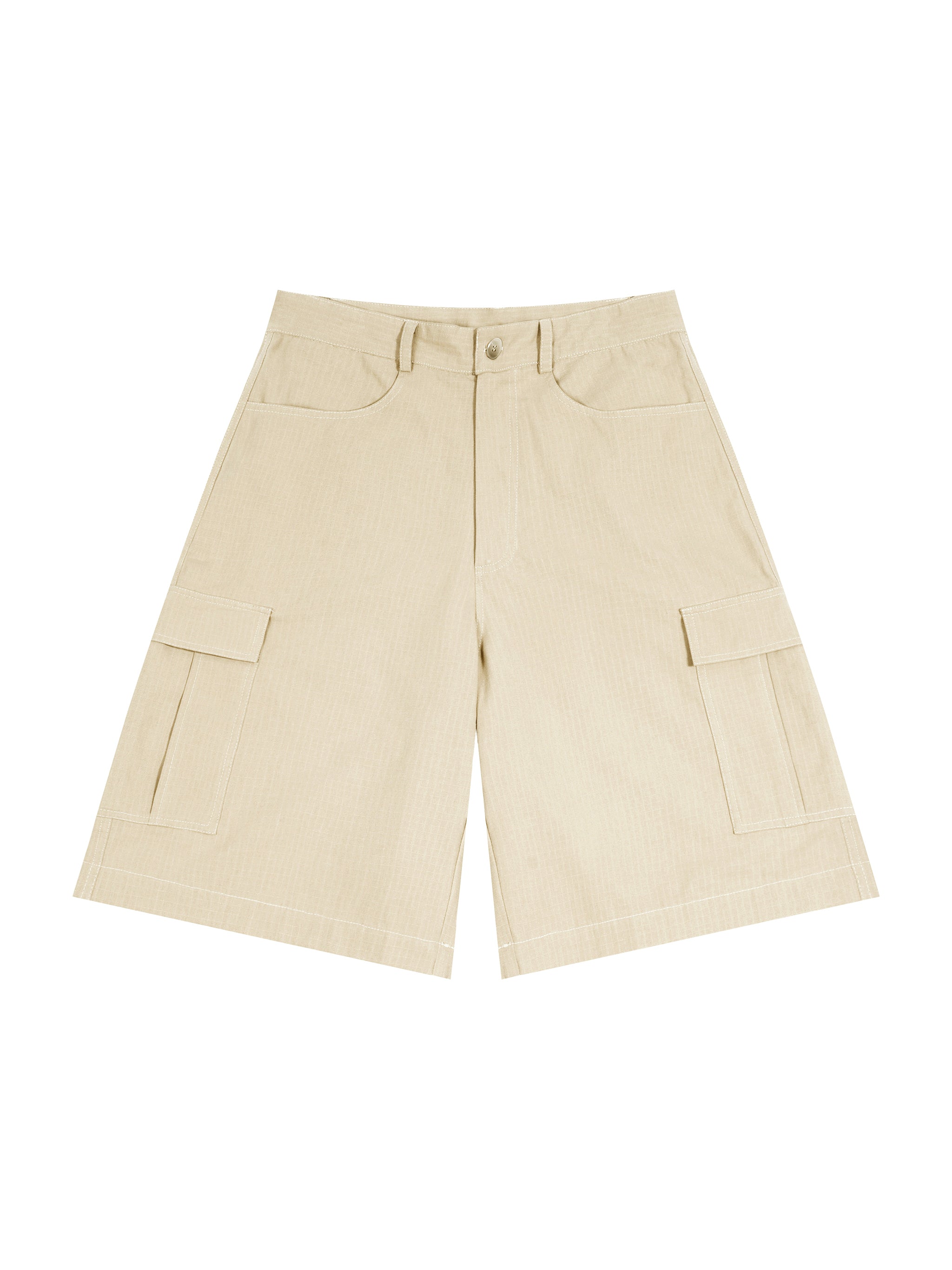 Unisex Woven Cargo Shorts