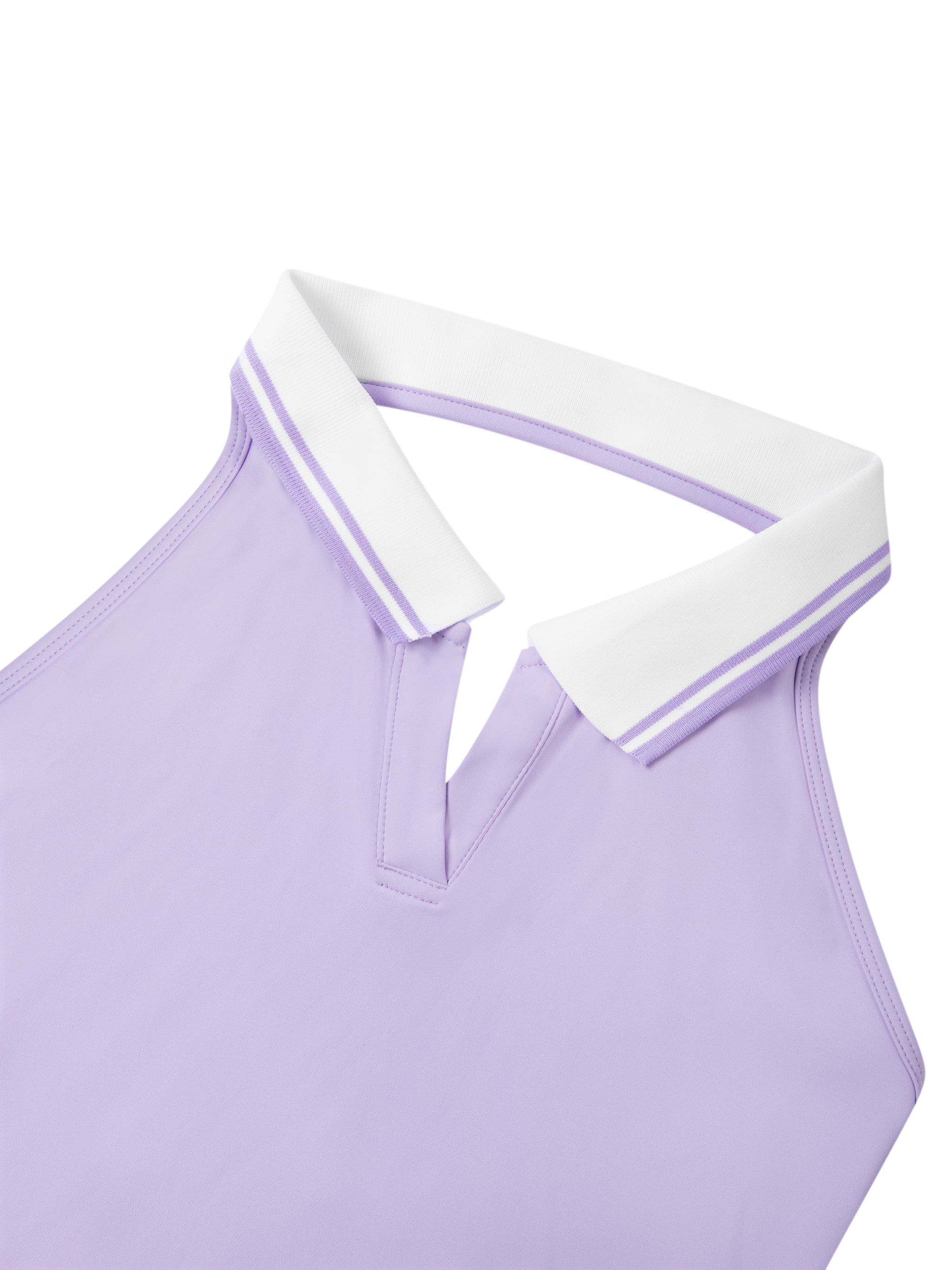 Women's Collared Halter A-Line Tennis Dress