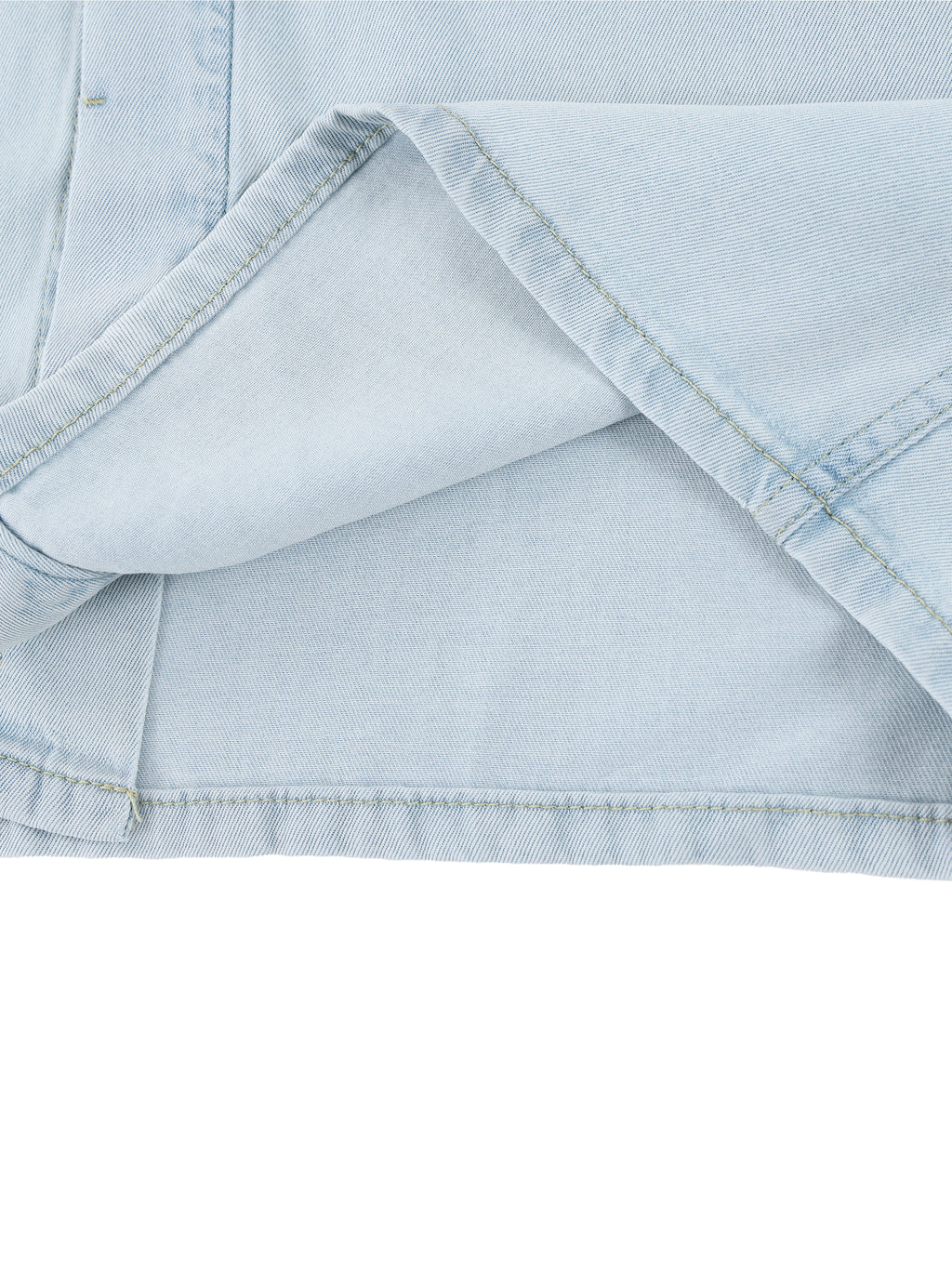 Unisex Vintage Wash Drop Shoulder Lyocell Shirt