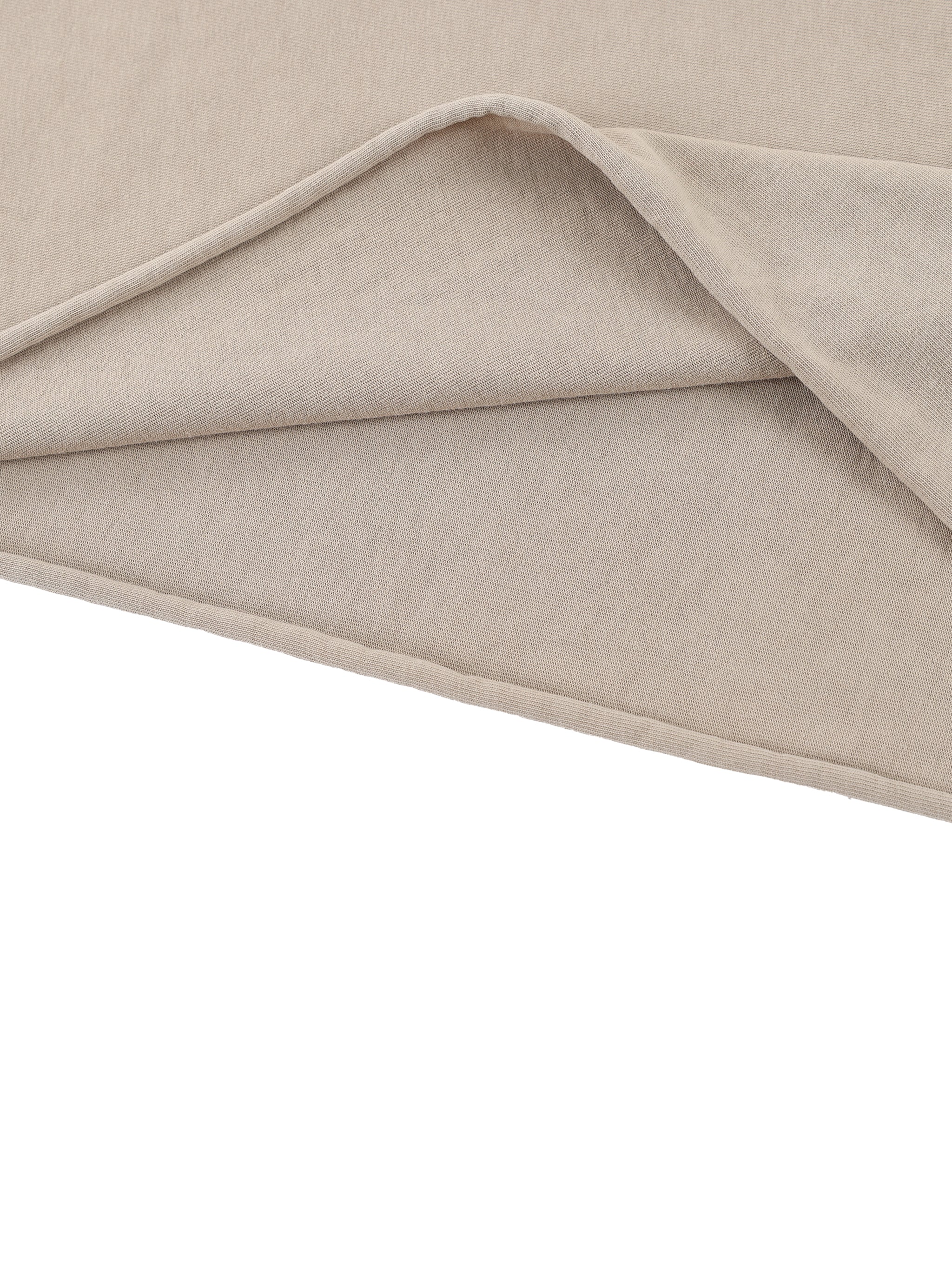Unisex Heavyweight Boxy Raw Edge T-Shirt