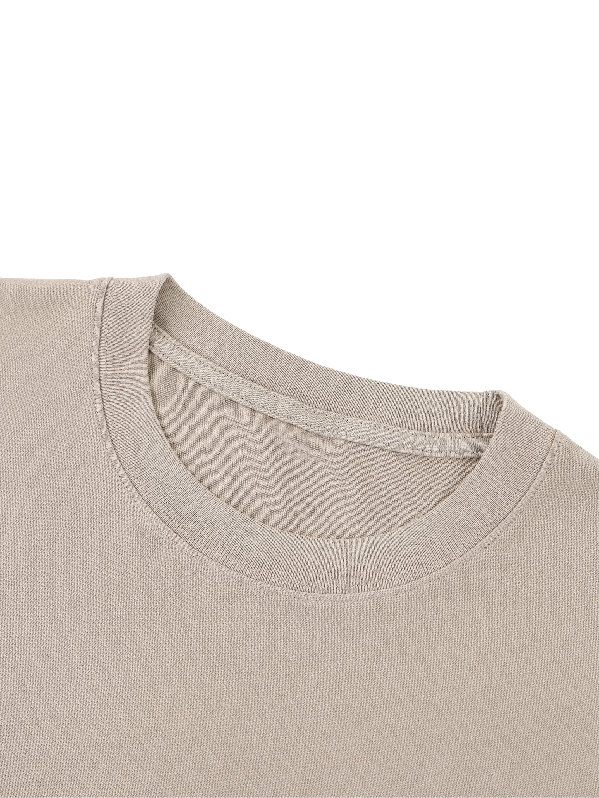 Unisex Heavyweight Boxy Raw Edge T-Shirt