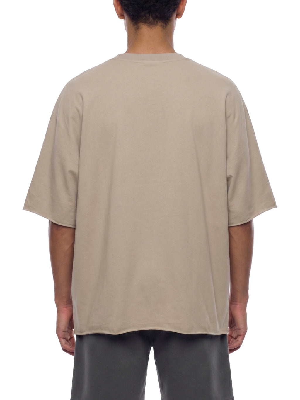 Unisex Heavyweight Boxy Raw Edge T-Shirt