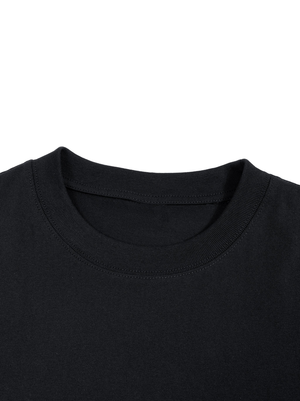 Unisex Boxy Drop Shoulder Crop T-Shirt