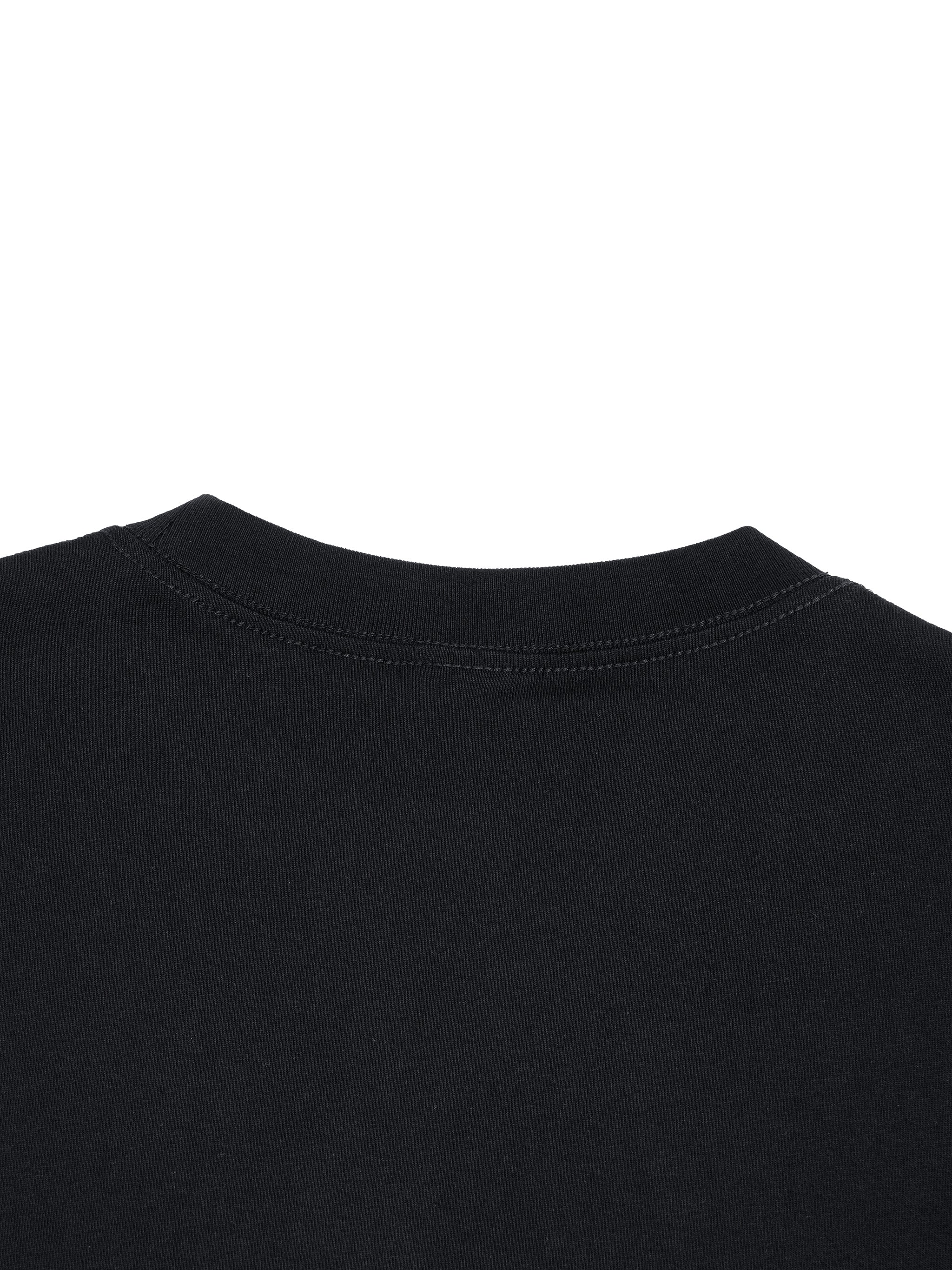Unisex Boxy Drop Shoulder Crop T-Shirt