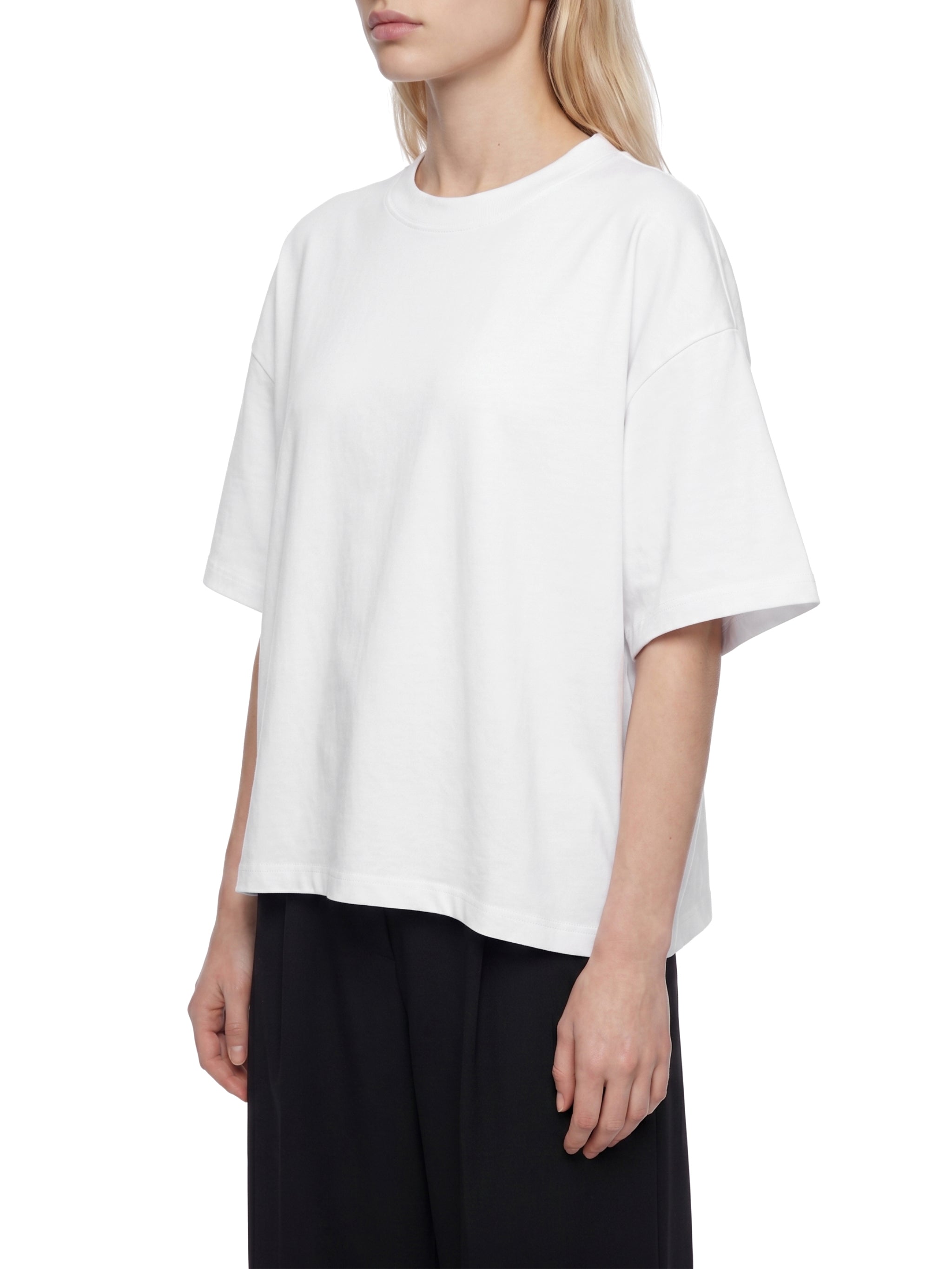 Unisex Boxy Drop Shoulder Crop T-Shirt