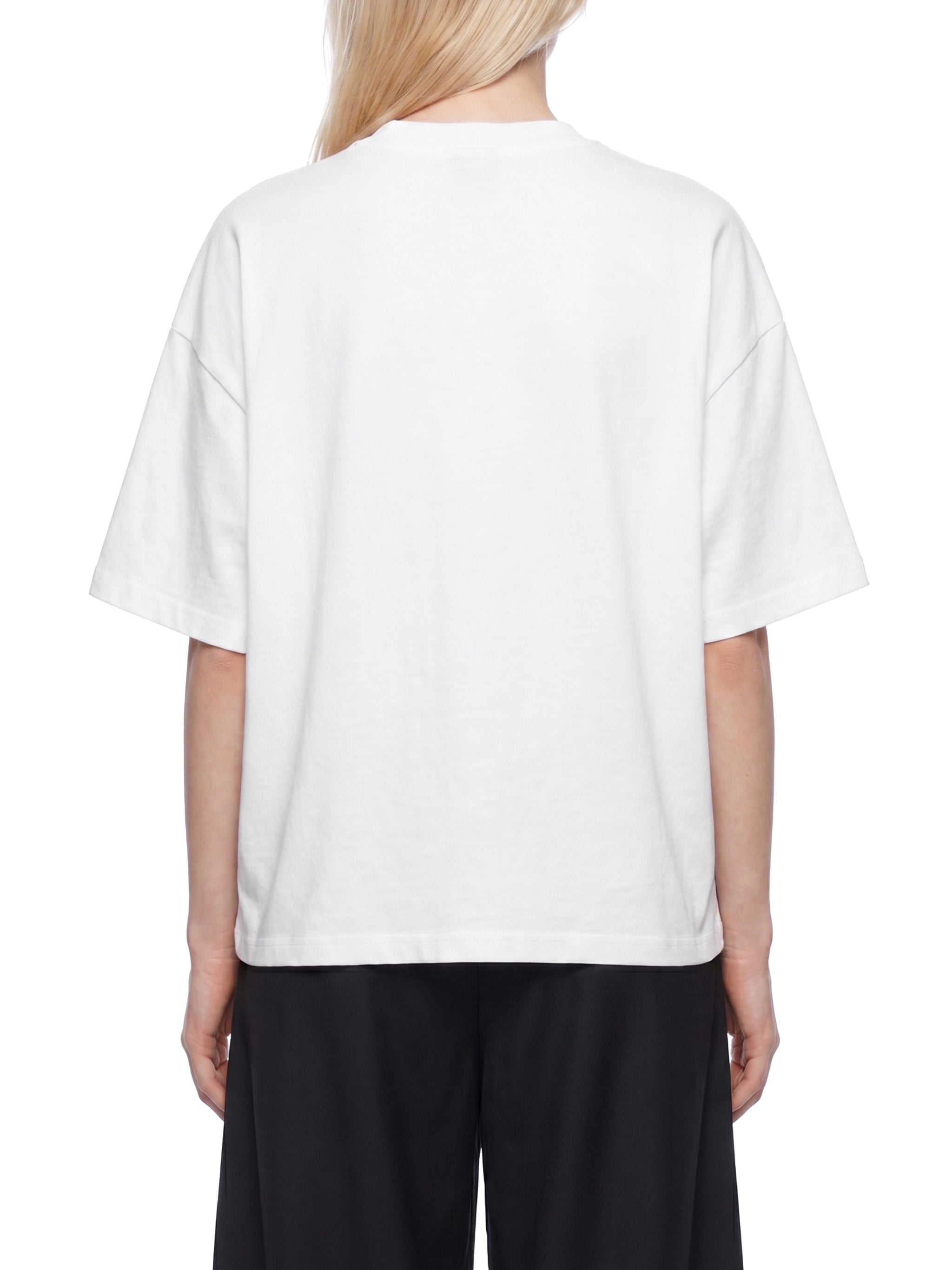 Unisex Boxy Drop Shoulder Crop T-Shirt