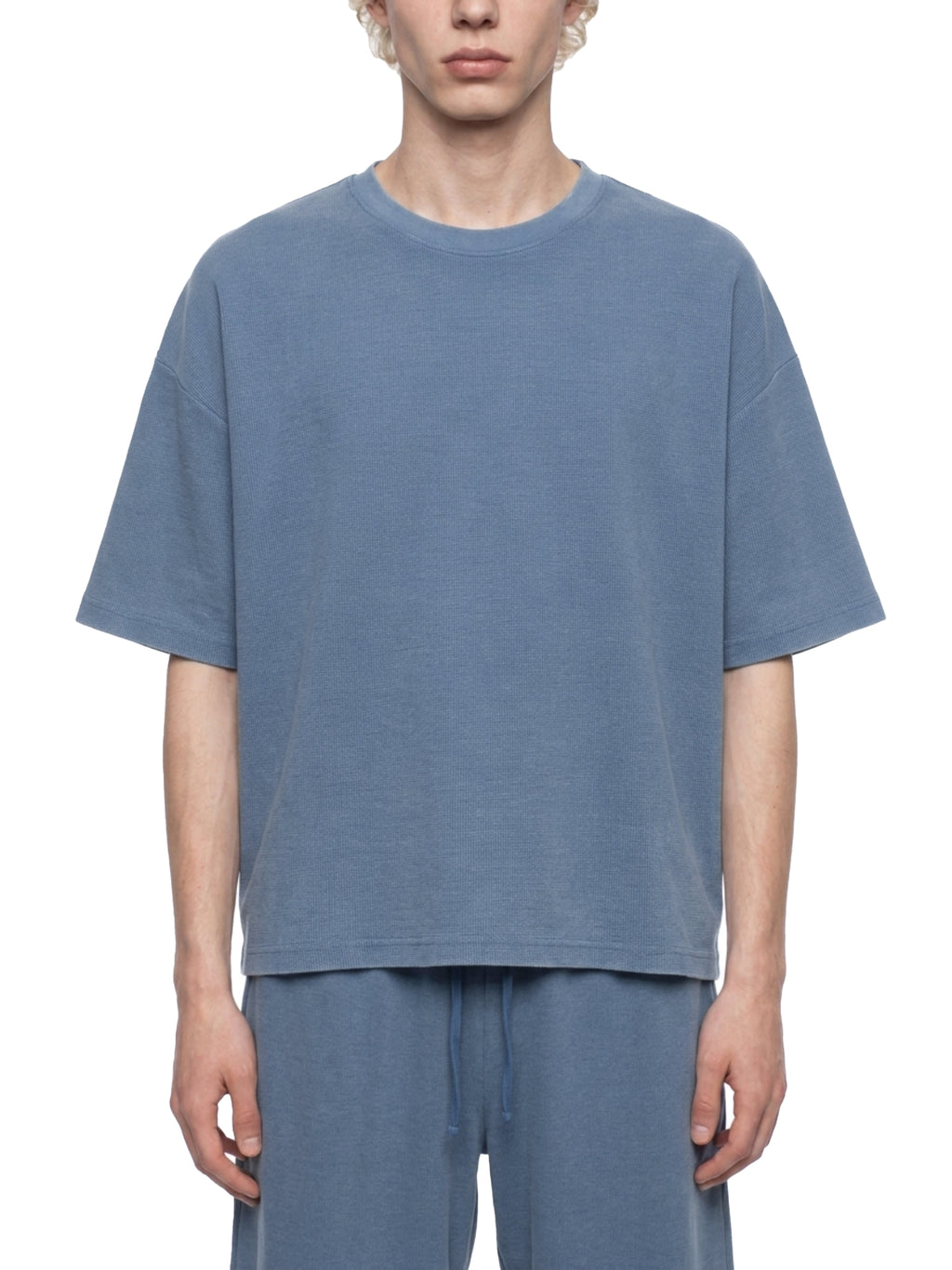 Unisex Vintage Wash Sunfade Boxy Waffle T-Shirt