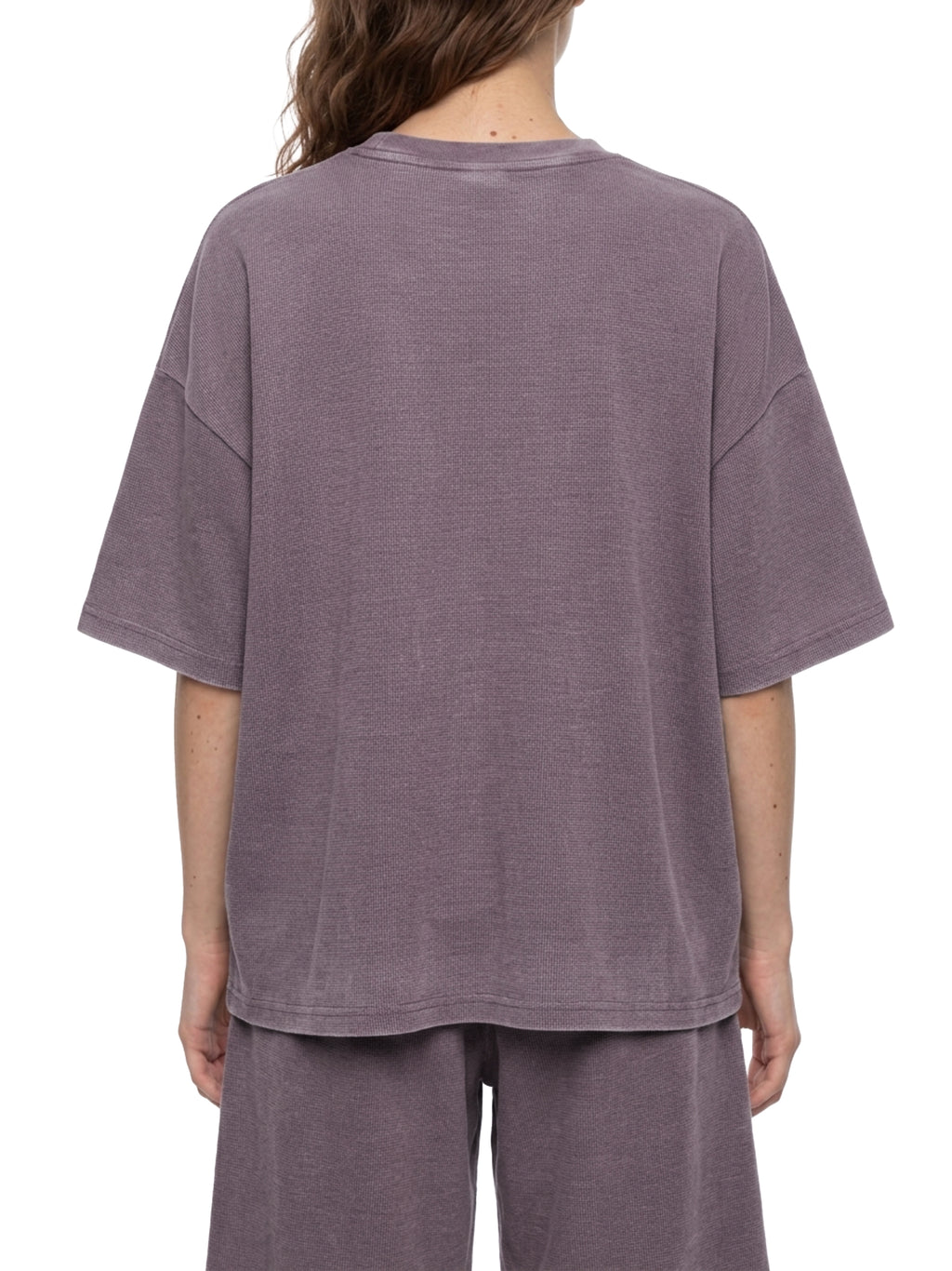 Unisex Vintage Wash Sunfade Boxy Waffle T-Shirt