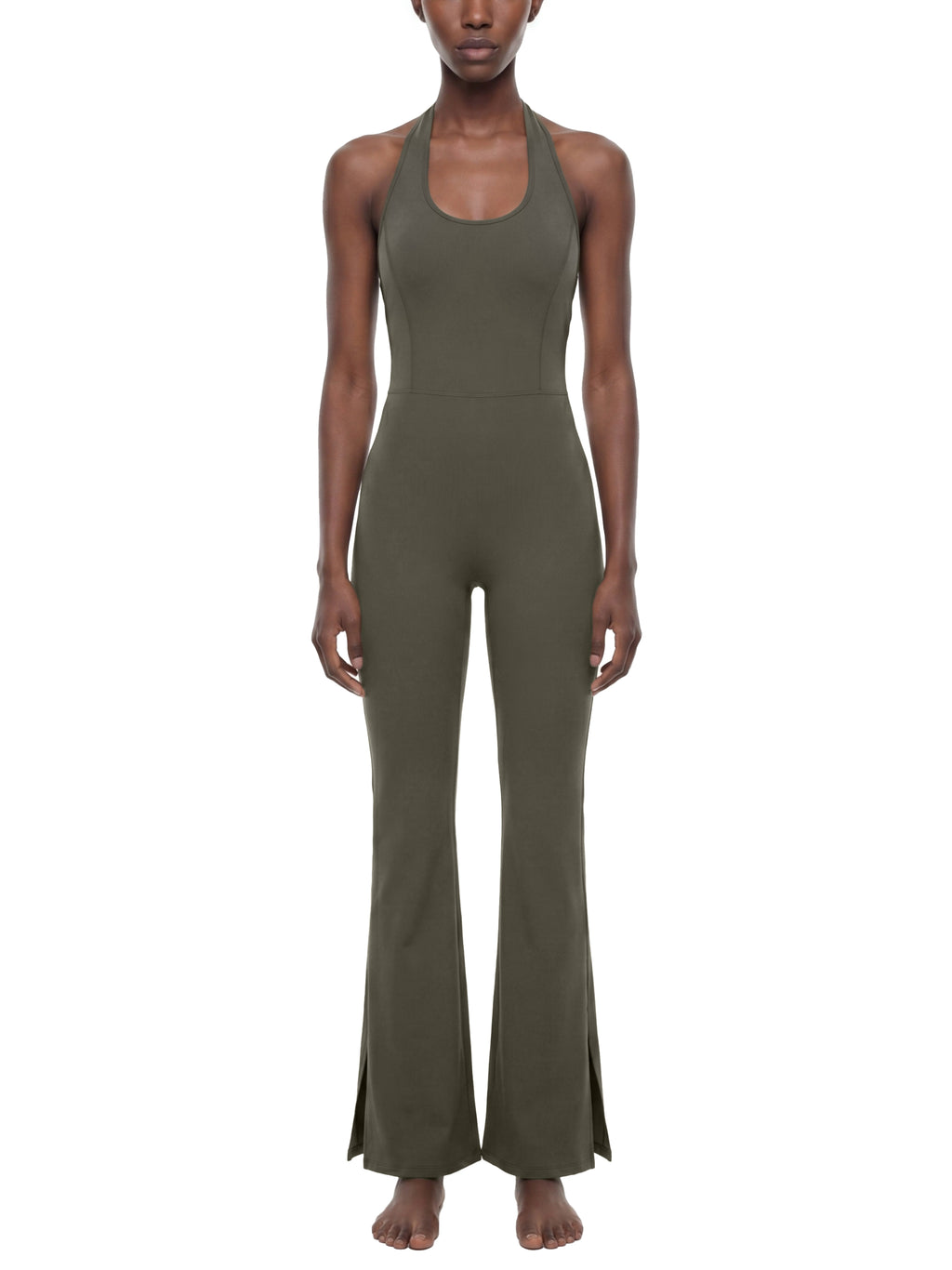 Women’s Halter Flared Jumpsuit