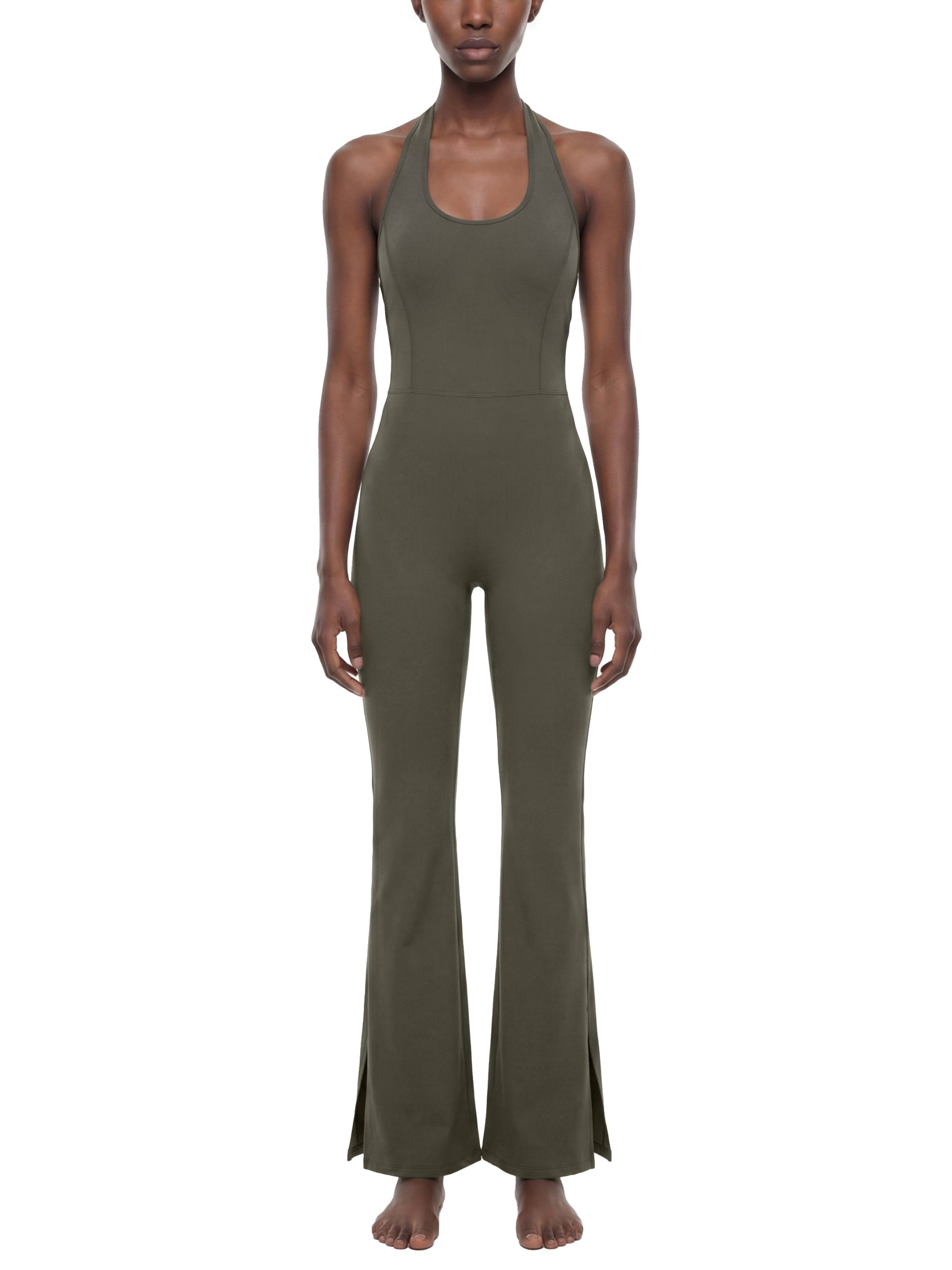 Women’s Halter Flared Jumpsuit