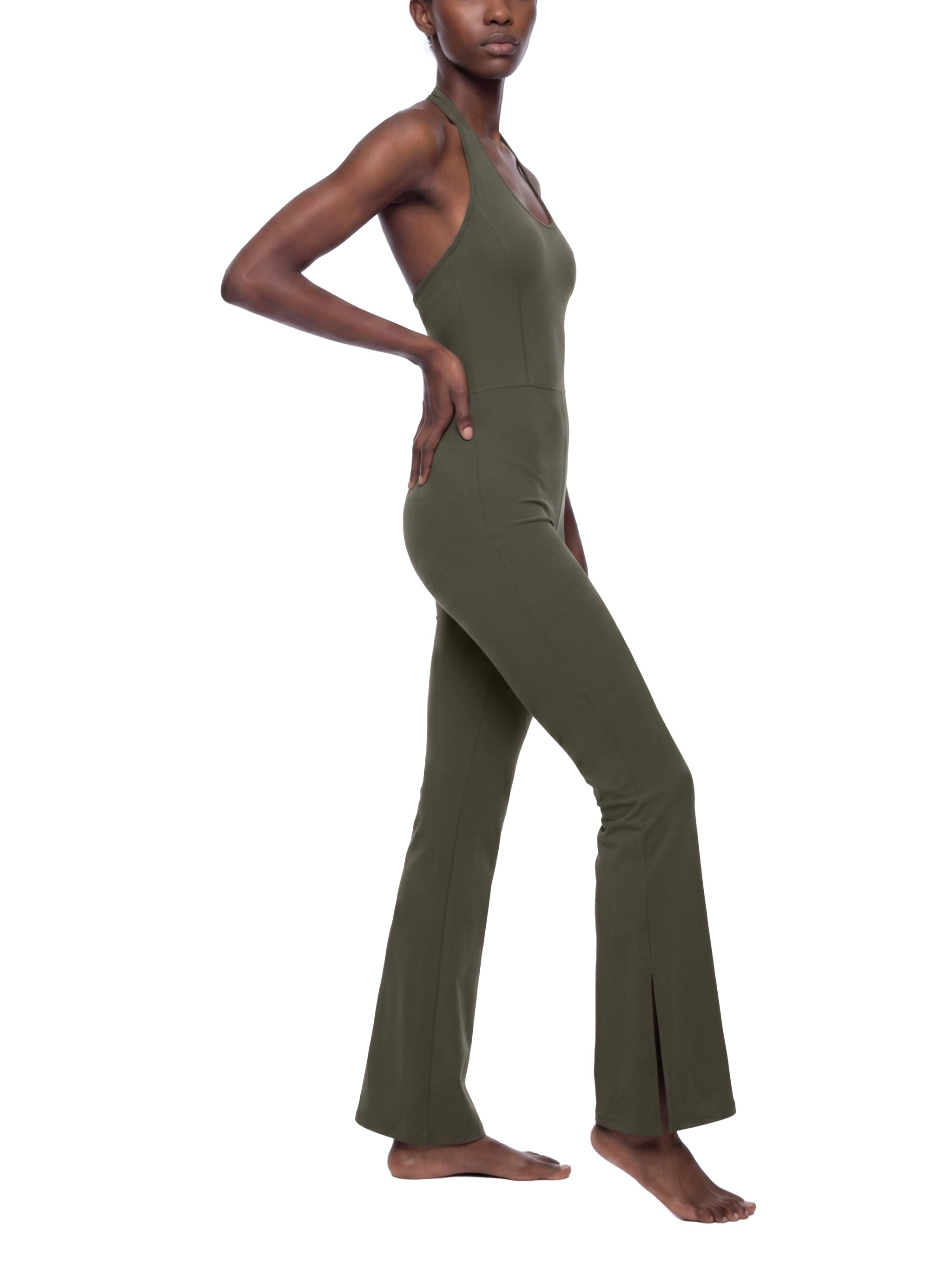 Women’s Halter Flared Jumpsuit